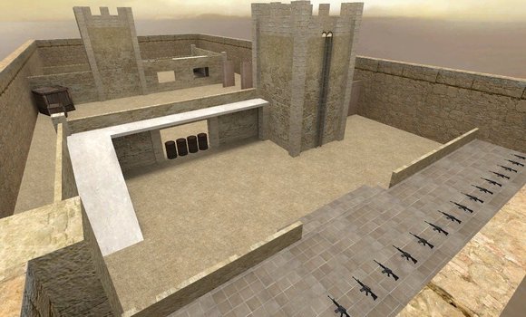 Карта aim_dust2005