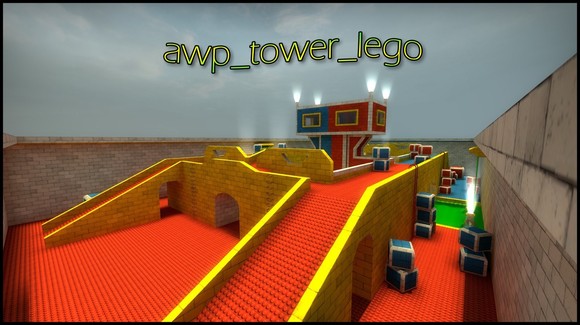 Карта awp_tower_lego